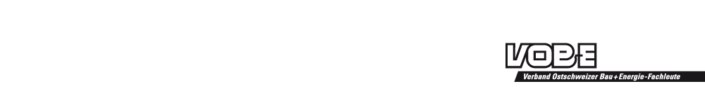 VOBE Verband Ostschweizer Energie Fachleute Bild Header Logo